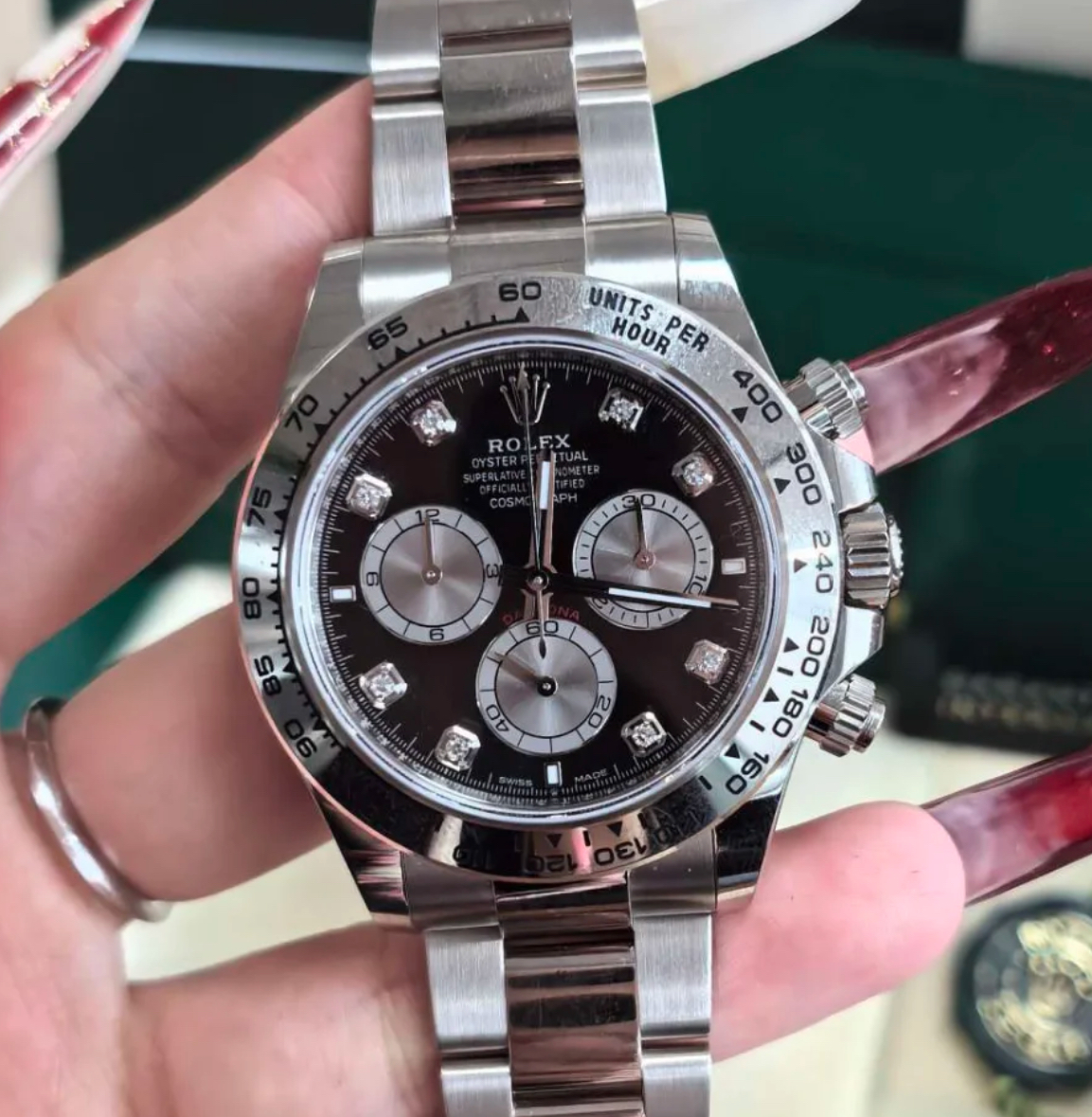 Splendid watch on wrist